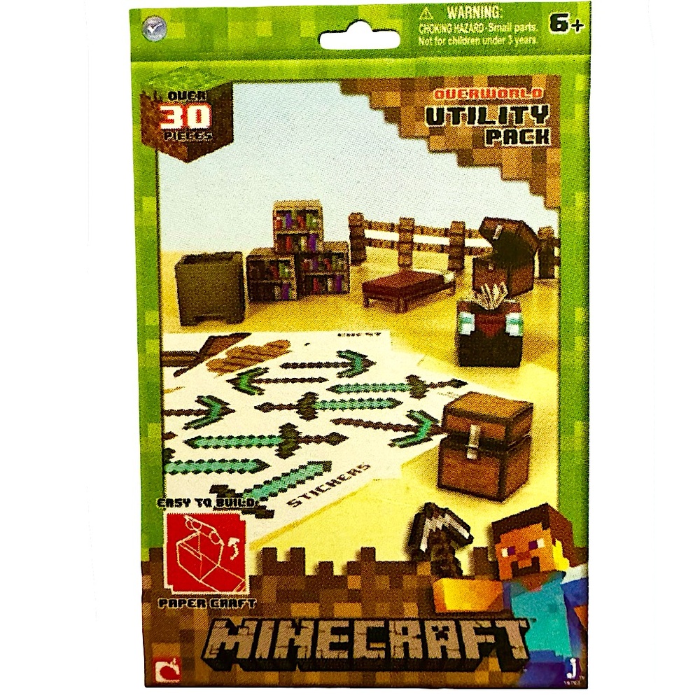 MINECRAFT Papercraft, Overworld Utility Pack